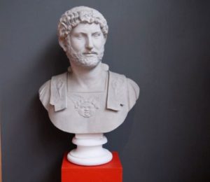 Bust of Hadrian in the Museum of Classical Archaeology