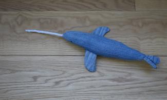Fabric narwhal