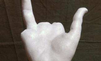 Right hand from statue of Nike of Samothrace