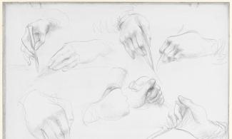 Study of Surgeon Hands Barbara Hepworth