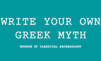 Banner showing Write your own greek Myth