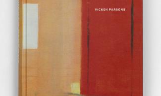 A book with a red cover that says 'vicken parsons'