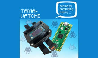 tech pieces with caption Tama-Watchi