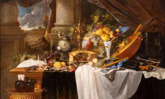 Jan Davidsz de Heem's ‘Still Life with Moor and Parrot’ (detail)