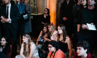 Audience watching event