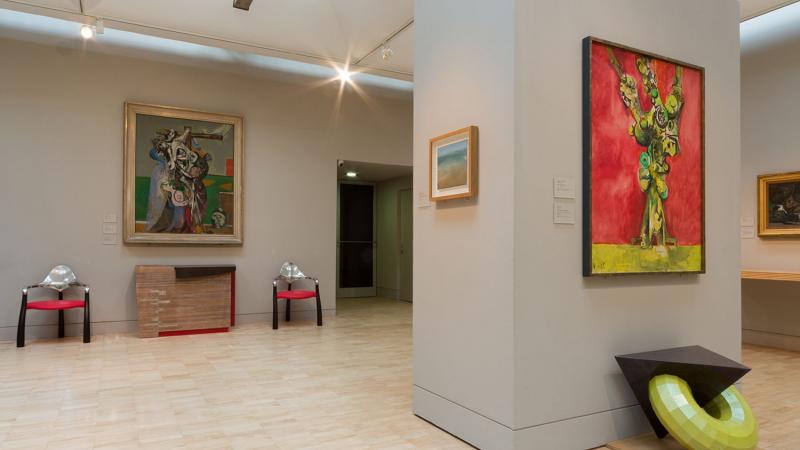 Inside the modern gallery