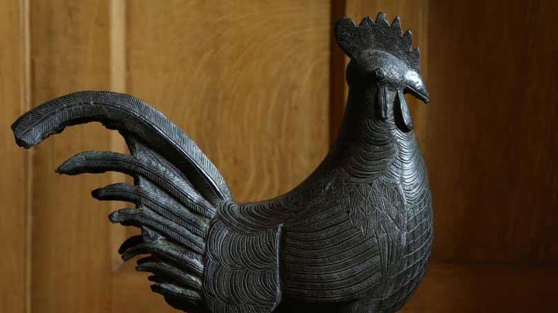 Benin Bronze Cockerel