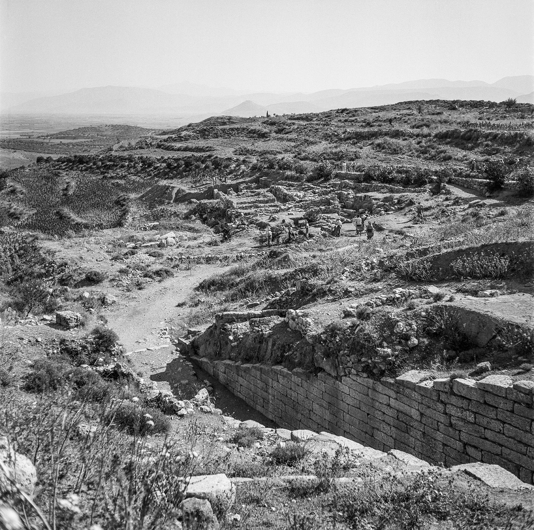 Ancient archaeological remains lead to a wild landscape