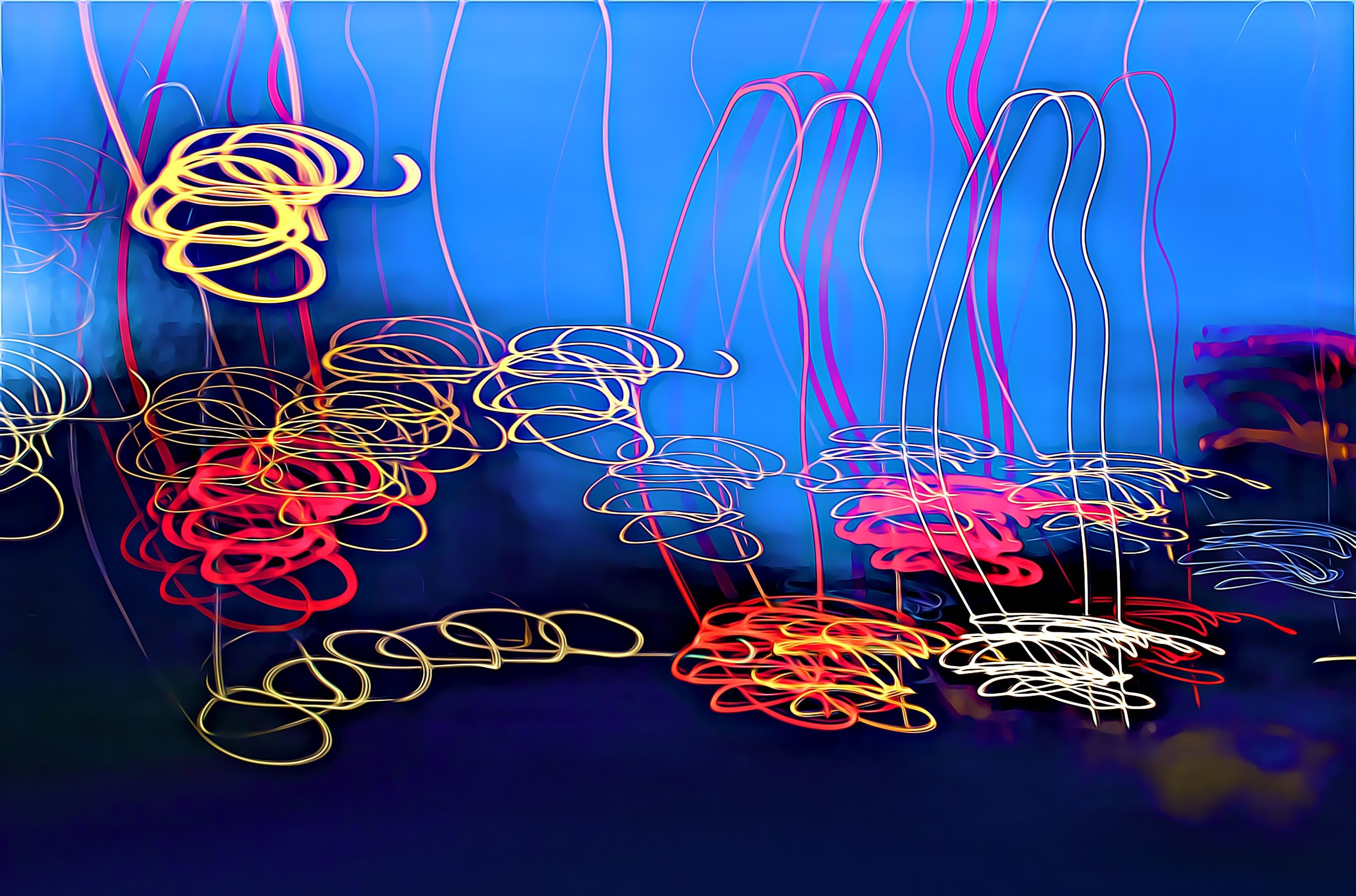 abstract play with lights 1. 